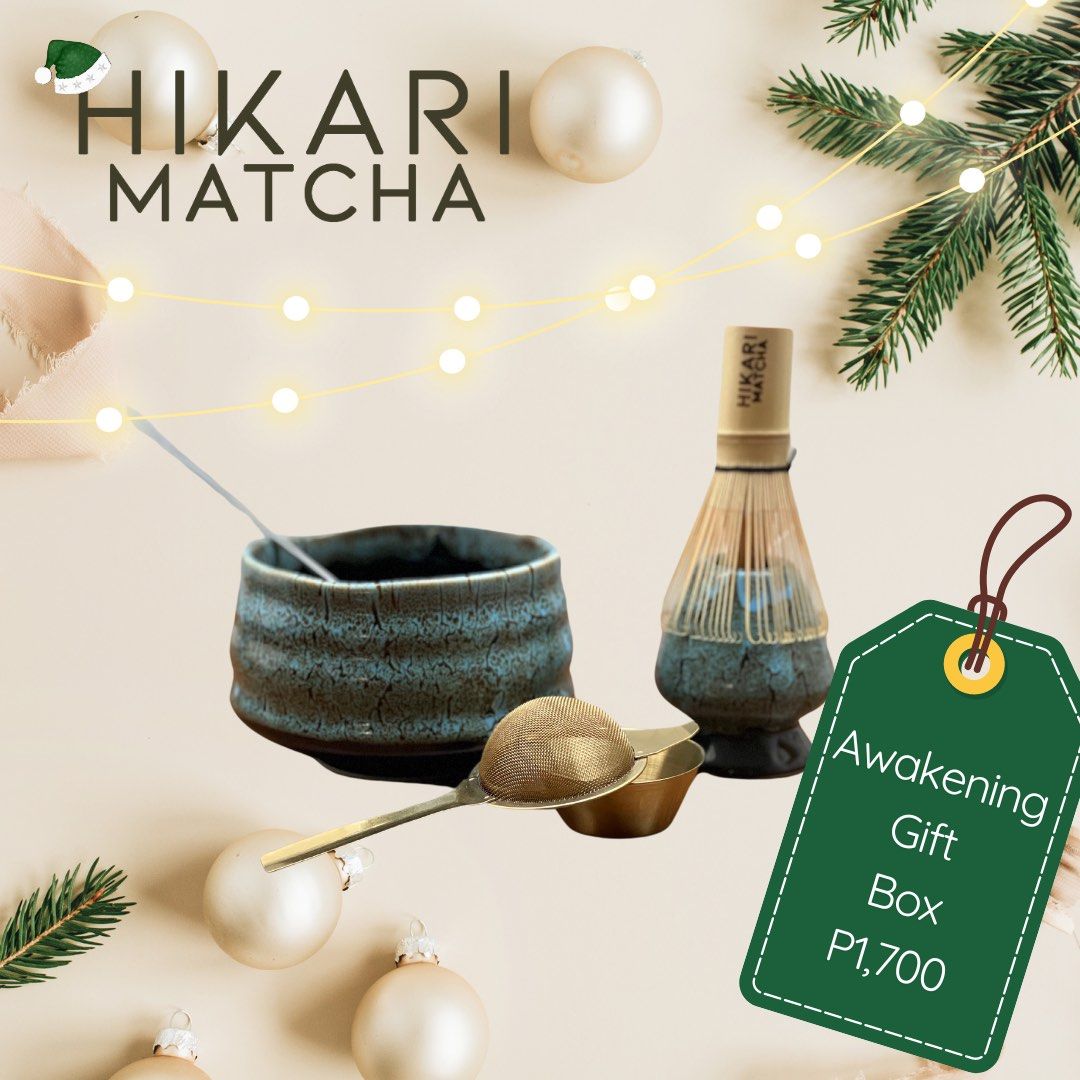 Hikari Matcha Tea Set (Category: Other Kitchenware & Tableware) located in Manila. Submitted by storyofshopaholics (Listing ID 1330169997, Image 3). Description: Check out Hikari Matcha PH in instagram and facebook :) You can PM me here for direct order, can give you freebies 🥰.