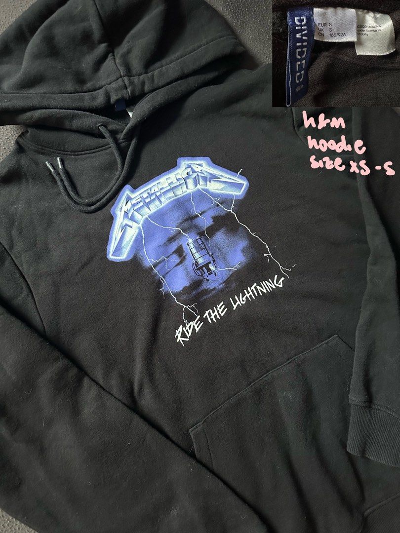 H and m metallica hoodie best sale