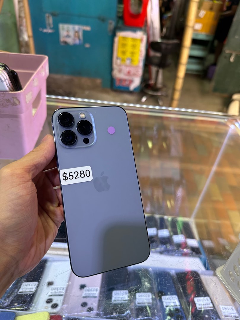 港版iPhone13ProMax 512GB 99%New Blue 83%battery（ 鴨寮街197Ak分店