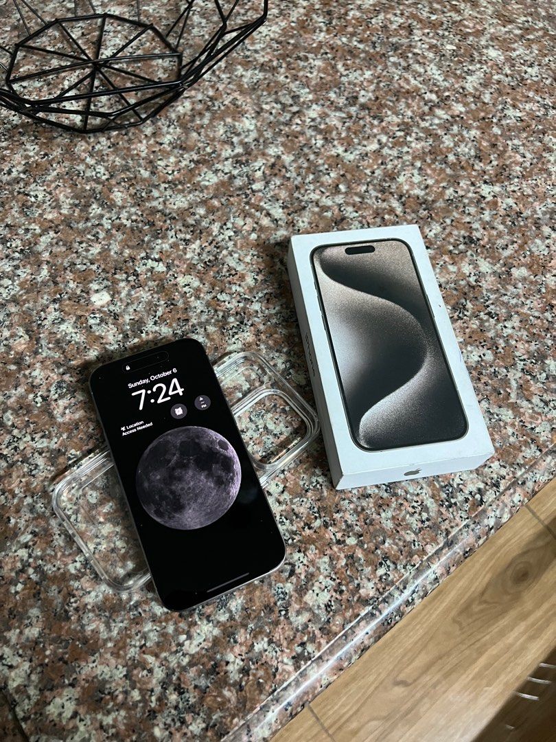 Iphone 15 pro 256gb Fu (Category: iPhone 15 Series) located in Quezon City. Submitted by tyler8. (Listing ID 1330246975, Image 2). Description: Ptpa Iphone 15 pro 256gb Factory unlocked 51,500 Open for swap (ios) No issue at all Under apple warranty Complete package with free 3 casing For meetup: Around Marikina area- Qc nearby Cubao..