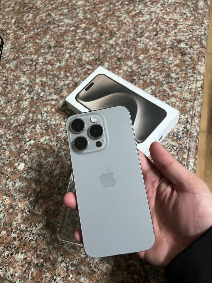 Iphone 15 pro 256gb Fu (Category: iPhone 15 Series) located in Quezon City. Submitted by tyler8. (Listing ID 1330246975, Image 1). Description: Ptpa Iphone 15 pro 256gb Factory unlocked 51,500 Open for swap (ios) No issue at all Under apple warranty Complete package with free 3 casing For meetup: Around Marikina area- Qc nearby Cubao..