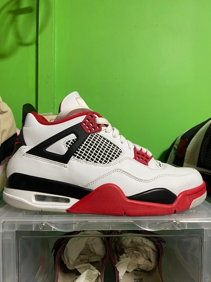 Jordan 4 red fire 2021 hotsell