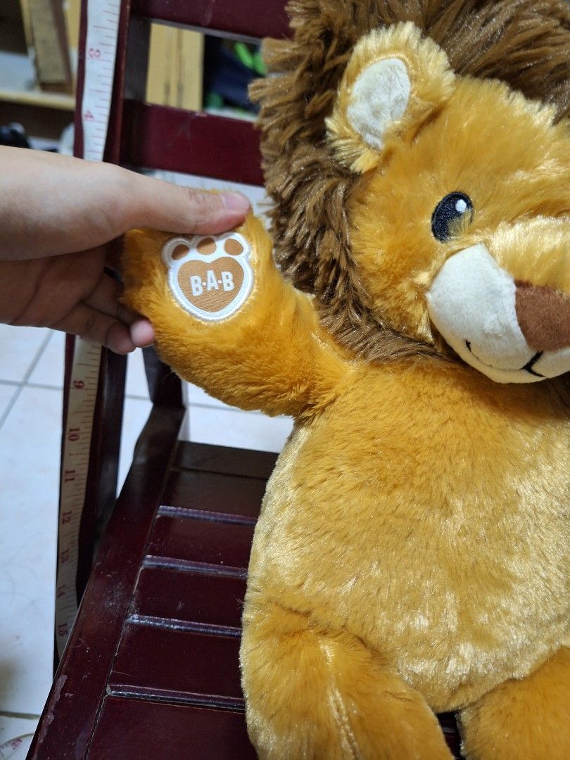 Lovable Lion Build a Bear with tag (Category: Plushies & Soft Toys) located in Las Pinas. Submitted by milo00000 (Listing ID 1330277107, Image 2). Description: bought from build a bear online directly i have more than one stock. mode of payment: gcash/maya/gotyme delivery method: lalamove.