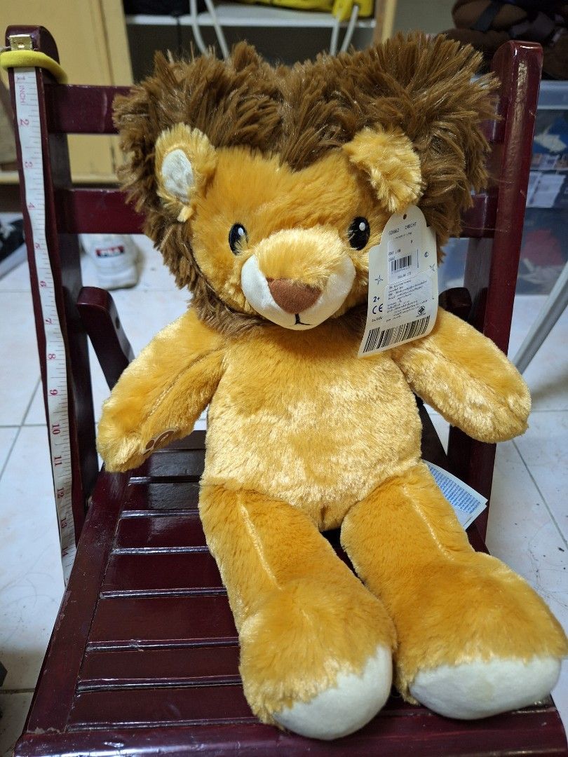 Lovable Lion Build a Bear with tag (Category: Plushies & Soft Toys) located in Las Pinas. Submitted by milo00000 (Listing ID 1330277107, Image 1). Description: bought from build a bear online directly i have more than one stock. mode of payment: gcash/maya/gotyme delivery method: lalamove.