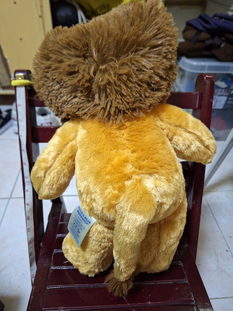 Lovable Lion Build a Bear with tag (Category: Plushies & Soft Toys) located in Las Pinas. Submitted by milo00000 (Listing ID 1330277107, Image 3). Description: bought from build a bear online directly i have more than one stock. mode of payment: gcash/maya/gotyme delivery method: lalamove.