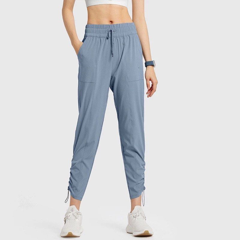 Lululemon Outdoor Drawstring Women s Sweatpants Quick Dry Running Fitness Yoga Pants Brand new Ready stocks