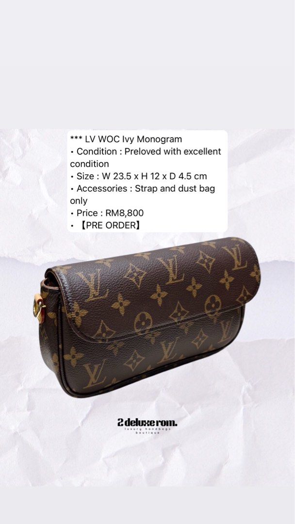 LV WOC Ivy Monogram FIXED PRICE