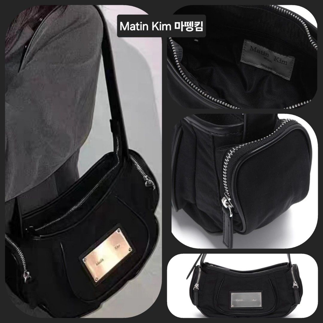 Matin Kim］MADELEINE ROUND BAG IN BLACK レディース