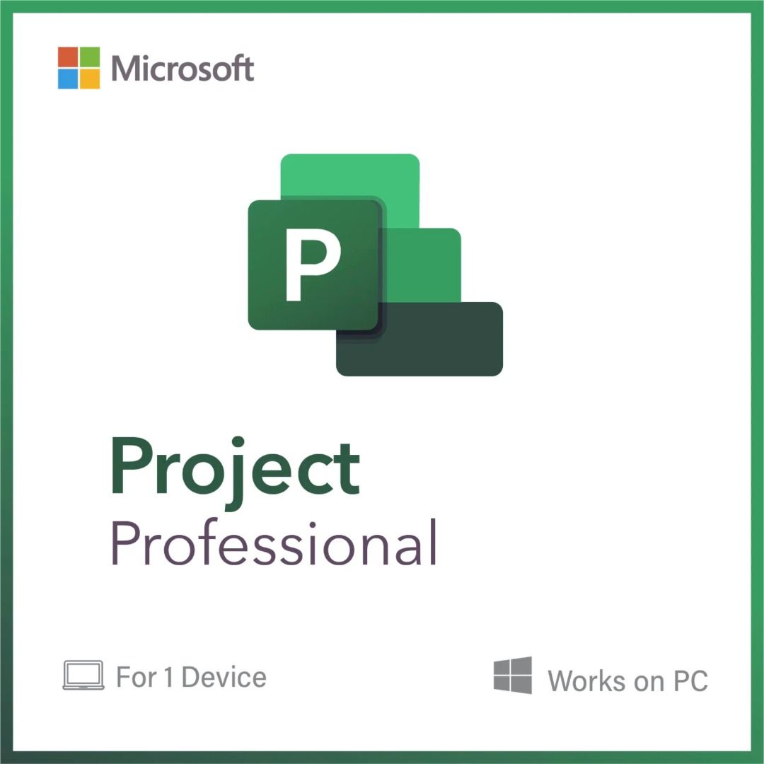 Microsoft Project Professional 2021 / 2019 (Category: Office & Business Technology) located in Angeles City. Submitted by caerus8 (Listing ID 1330295950, Image 1). Description: Microsoft Project Project Key 1 Key = 1 PC LIFETIME 25 Digit Key.