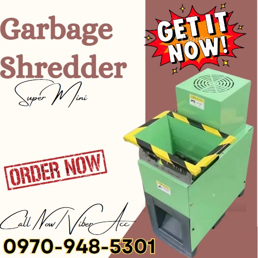 MINI SHREDDER GARBAGE MACHINE, Looking For on Carousell