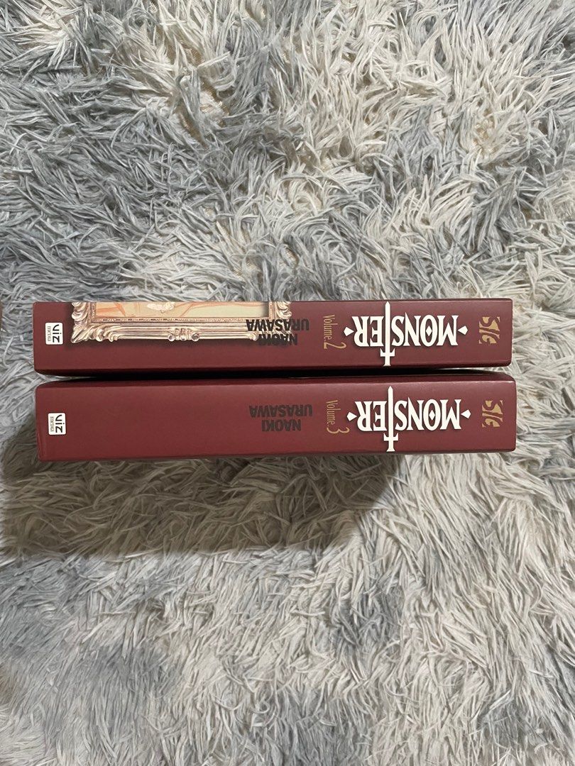 Monster Vol. 2 & 3 (Category: Comics & Manga) located in Quezon City. Submitted by uno2345 (Listing ID 1330235323, Image 2). Description: • Selling as a set • In good condition PM nalang if anyone is interested, I'd prefer meet ups for the transaction, for the security and peace of mind of both the buyer and the seller, para ma check nyo na din yung item. Payment through Gcash, PayMaya, or Cash kung meet up.