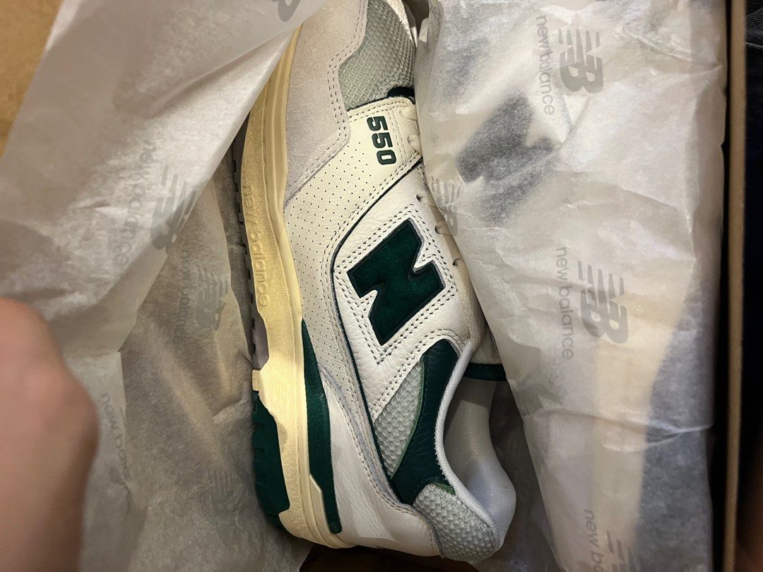 new balance 550 green footlocker