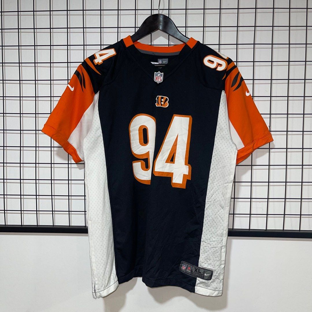 Nike NFL Jerseys On Field Cincinnati Bengals 94 Domata Peko