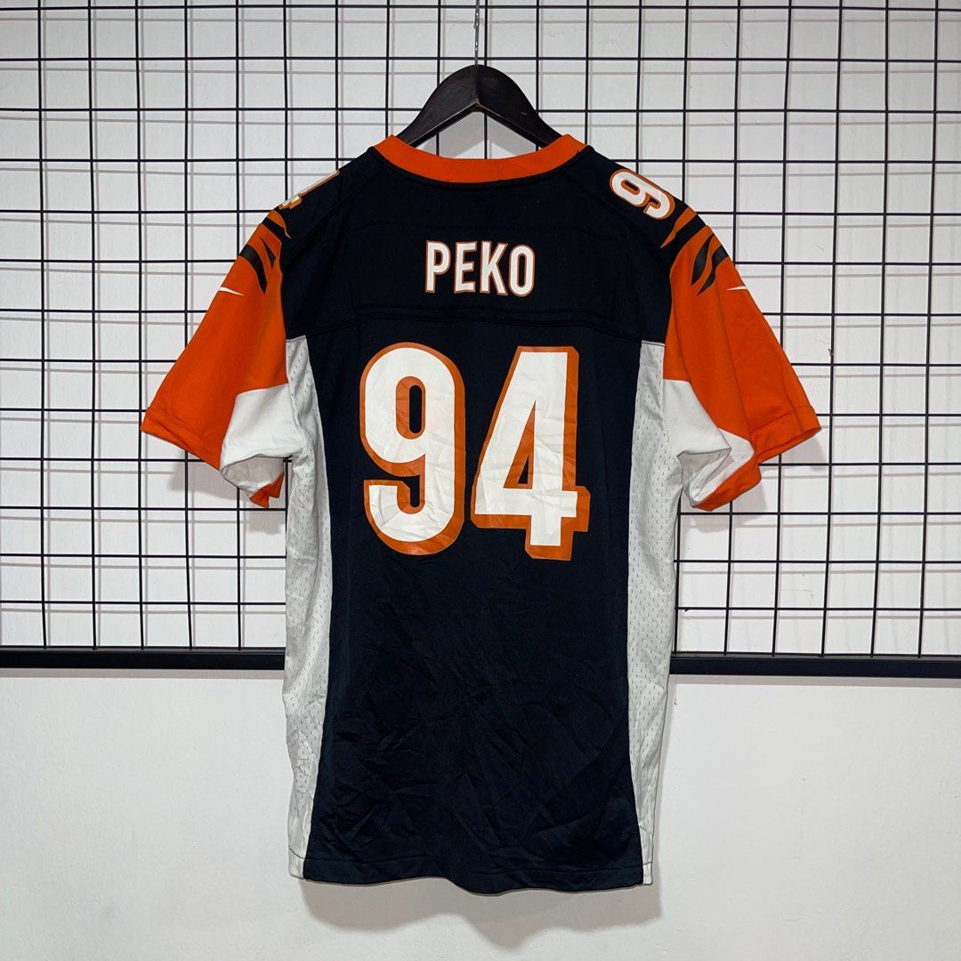 Nike NFL Jerseys On Field Cincinnati Bengals 94 Domata Peko