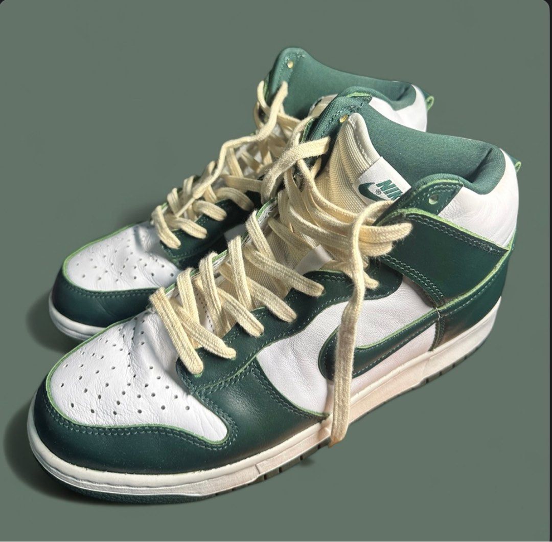 nike sb dunk high spartan green
