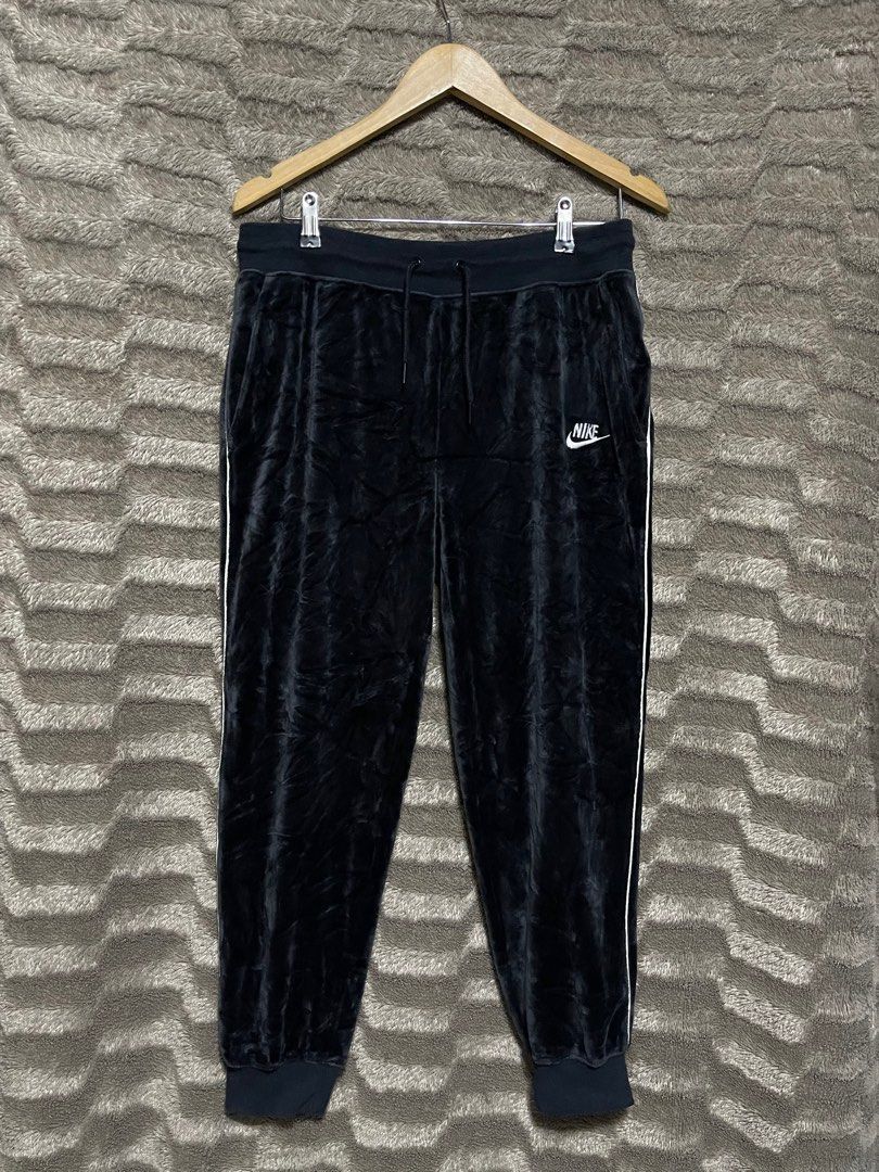 Nike velvet jogger pants women s Women s Fashion Bottoms Other Bottoms on Carousell