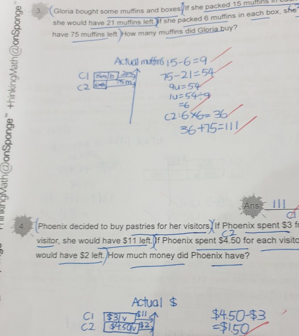Oodles Learning +hinking Math On Sponge P6 Math Worksheets, Hobbies ...