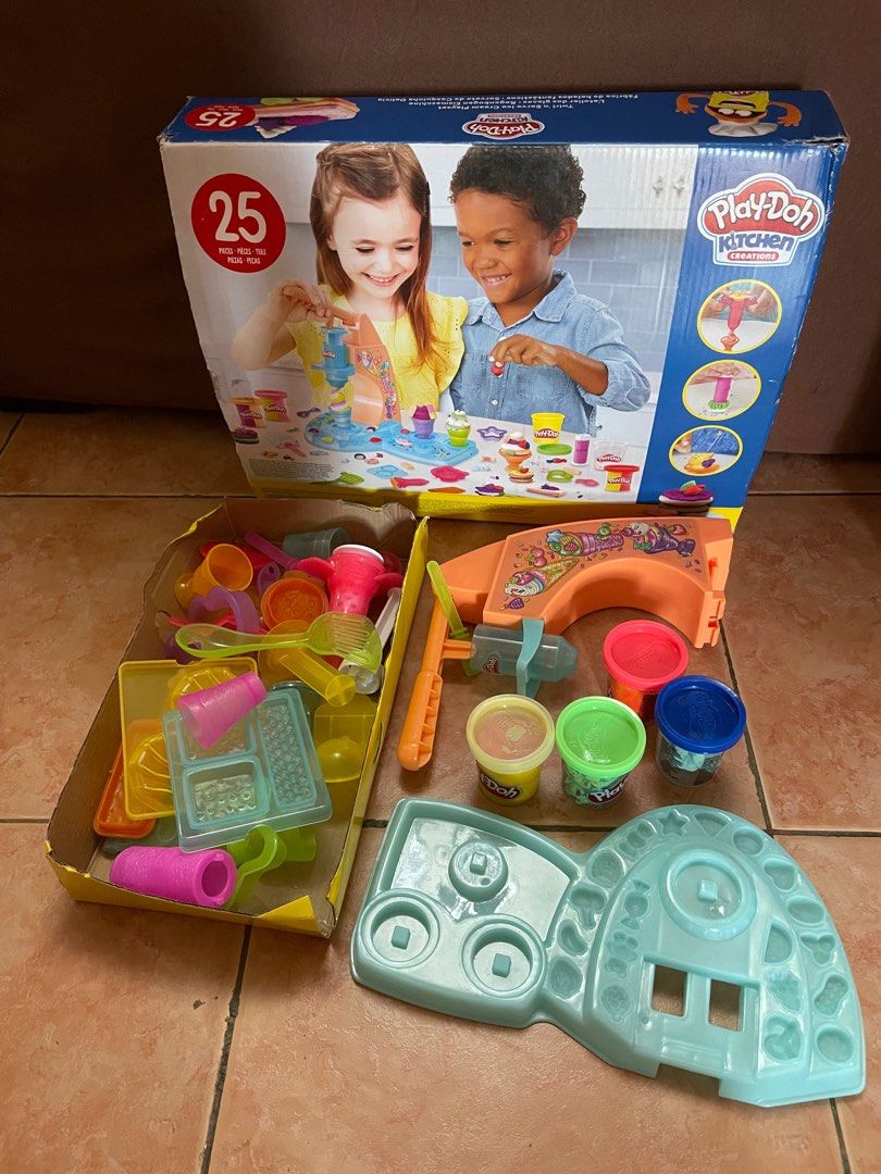 Play-doh ice cream 25pcs (Category: Kids Toys) located in Bulacan. Submitted by deicalayag (Listing ID 1330176836, Image 1). Description: Used once. Almost brand new. .