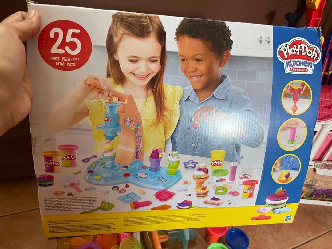 Play-doh ice cream 25pcs (Category: Kids Toys) located in Bulacan. Submitted by deicalayag (Listing ID 1330176836, Image 3). Description: Used once. Almost brand new. .