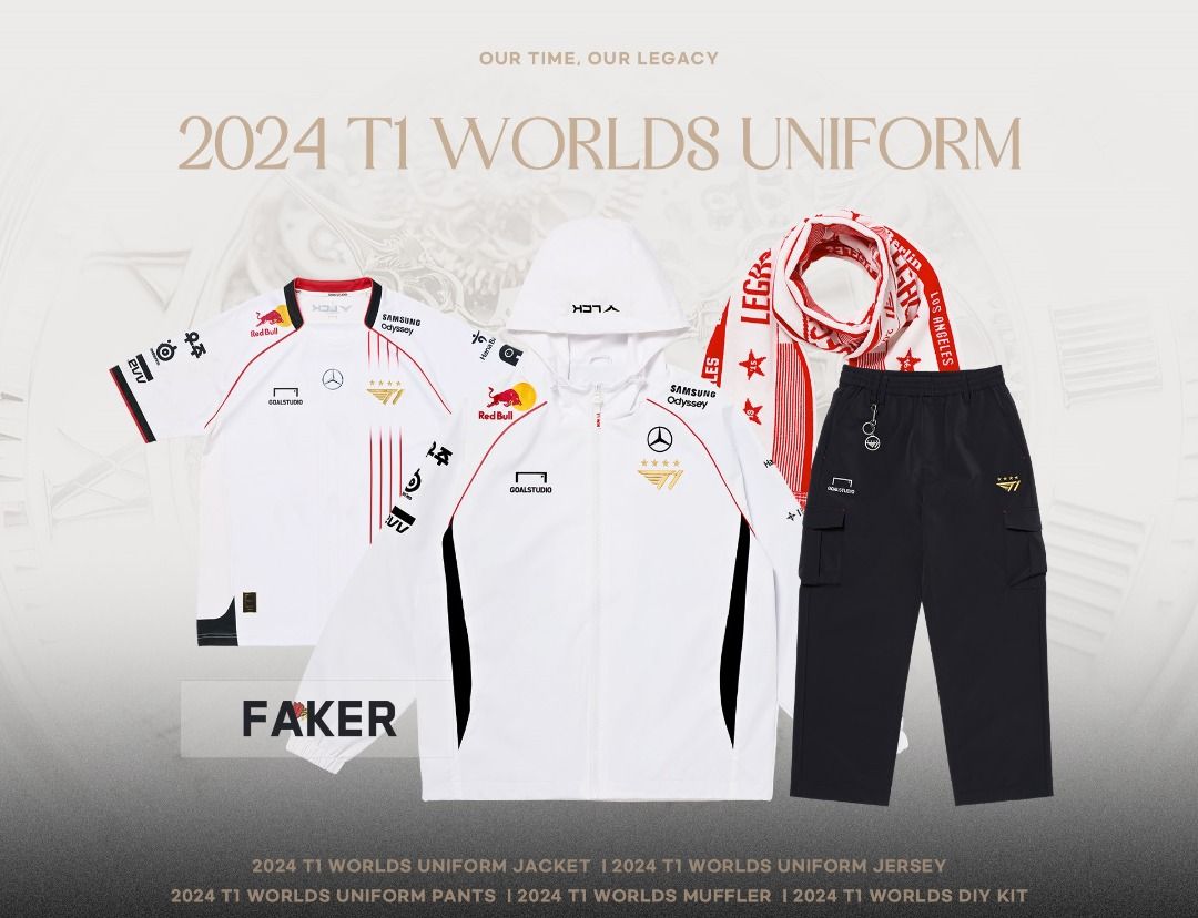 GO Closed] Worlds 2024 T1 Uniform, Men's Fashion, Tops