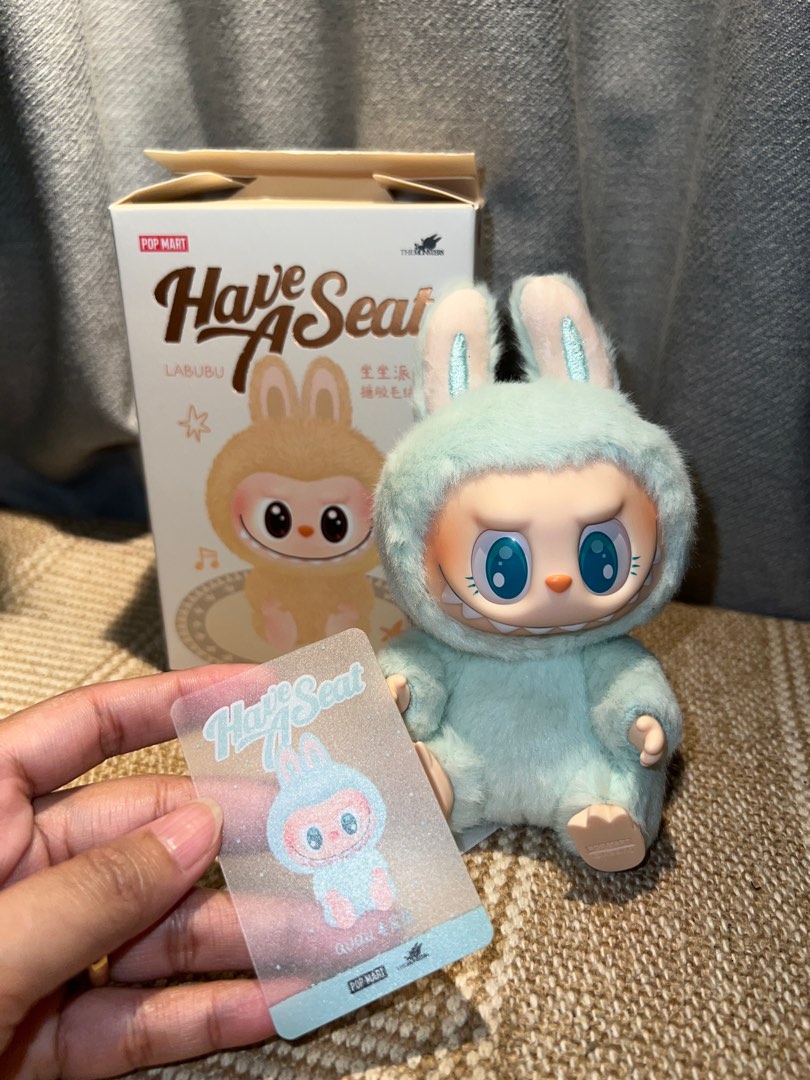 POP MART LABUBU QUQU セット QUQU AUTHENTIC 2024 Pop Mart LABUBU HAVE A SEAT Original