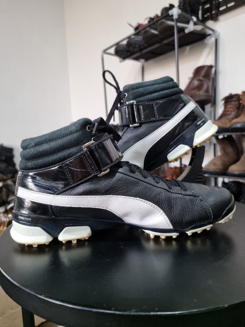 Puma Golf Leather, Fesyen Pria, Sepatu Lainnya di Carousell