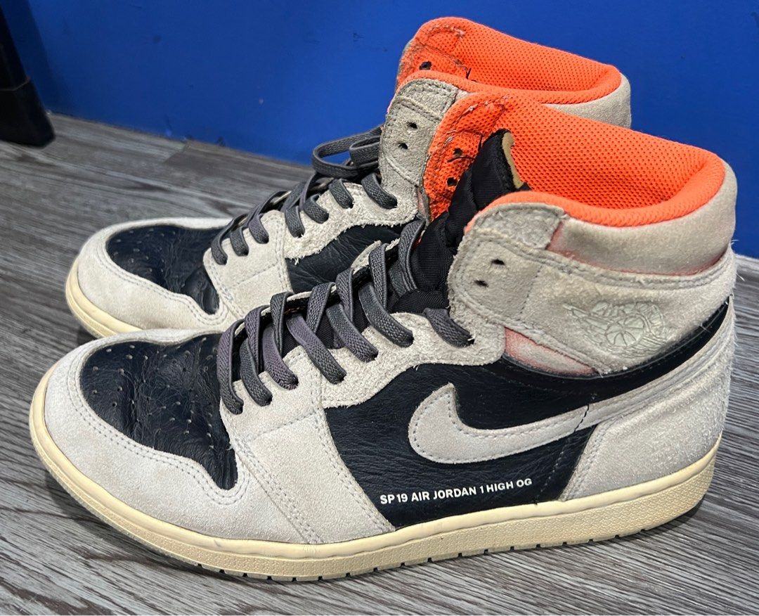 Air Jordan Retro High OG Neutral Grey (Original), Fesyen Pria