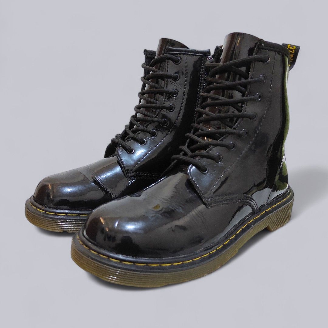 Sepatu Boots Women Dr. Martens Delaney Black Original Size 37 Fesyen Wanita Sepatu di Carousell