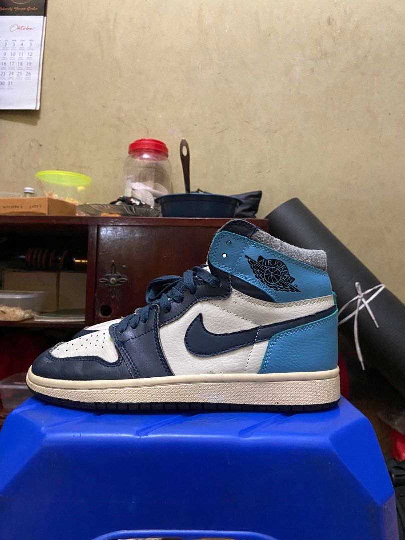 Sepatu Nike Blue Obsidian Jordan Sepatu Jordan Obsidian Air Jordan High  Obsidian University Blue