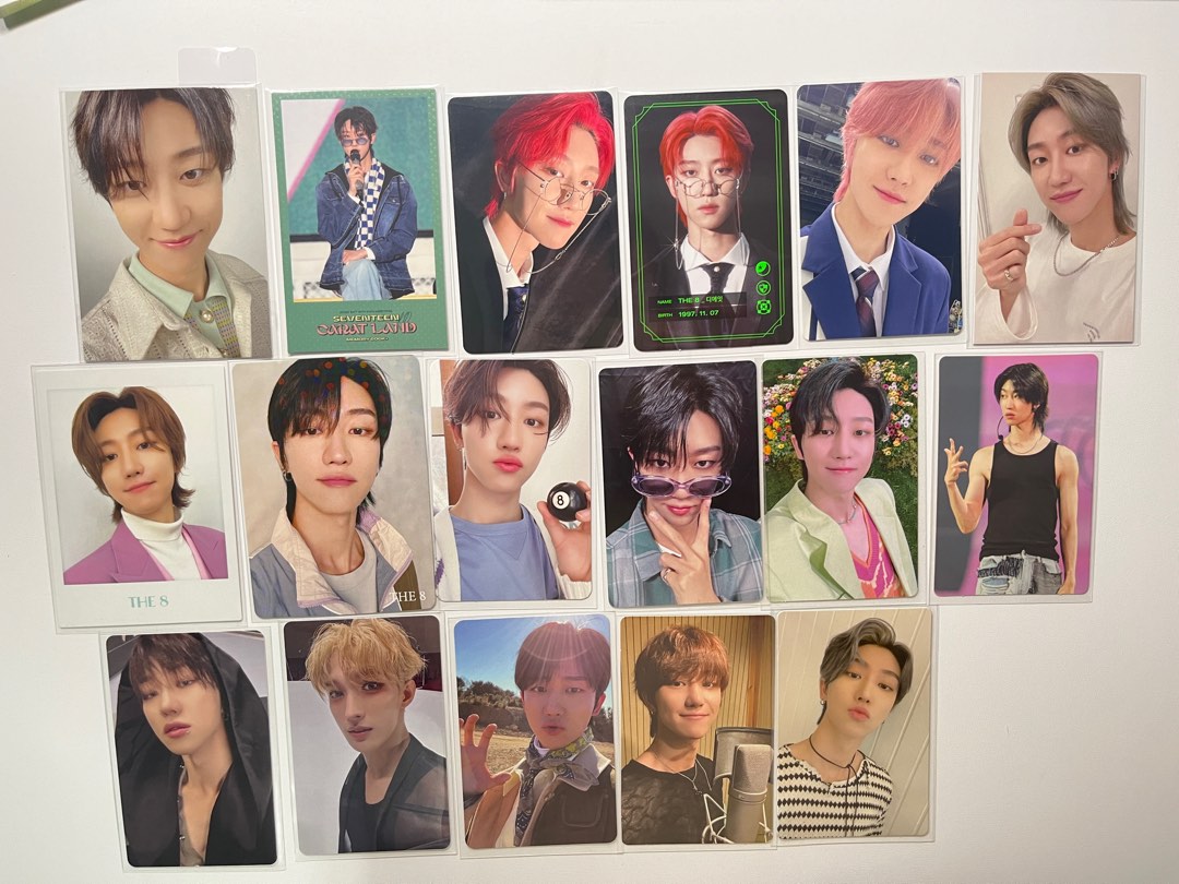 SEVENTEEN 公式 THE8 写真 フォトカード 徐明浩 サイン 偶像周边