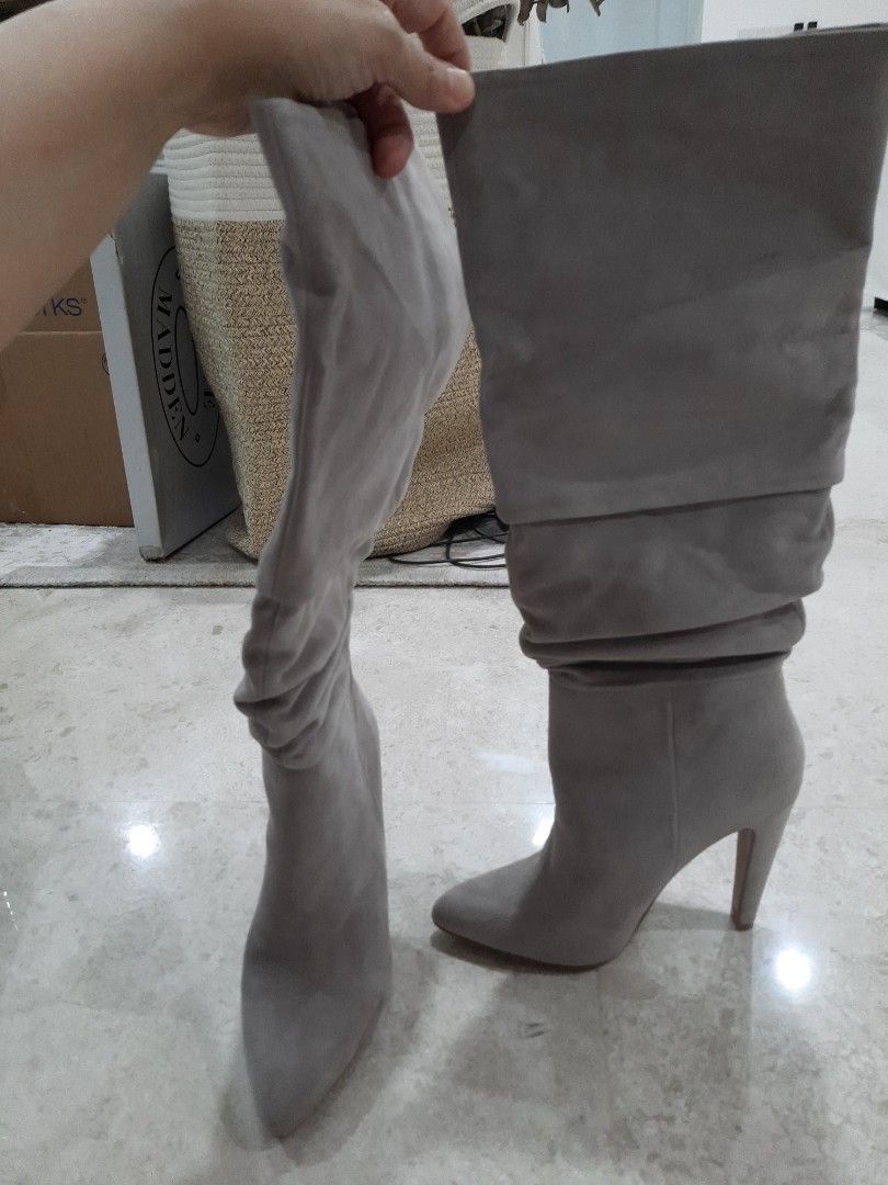 Steve Madden CARRIE Suede Boots size 6.5US 37 Women s Fashion Footwear Boots on Carousell