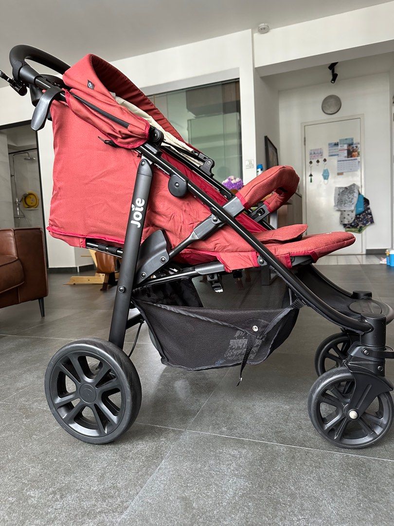 Joie Litetrax 4 Brick Red Babies Kids Going Out Strollers on Carousell