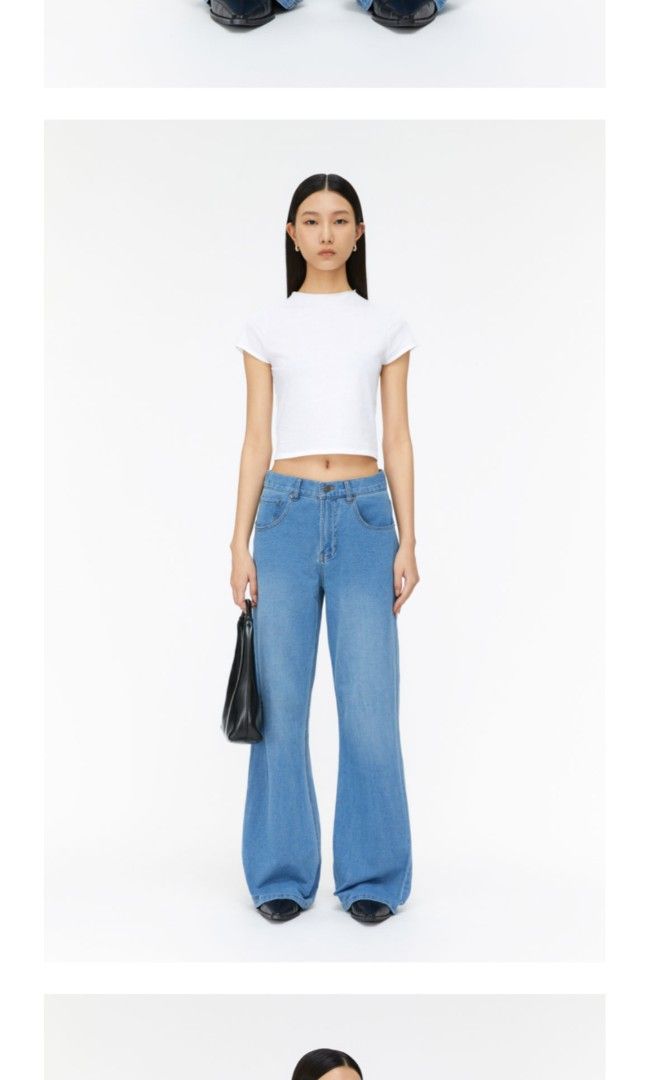 台湾発【STUDIO DOE】Soft knitted micro-flared trousers 台湾発【STUDIO DOE】Soft knitted micro-flared trousers
