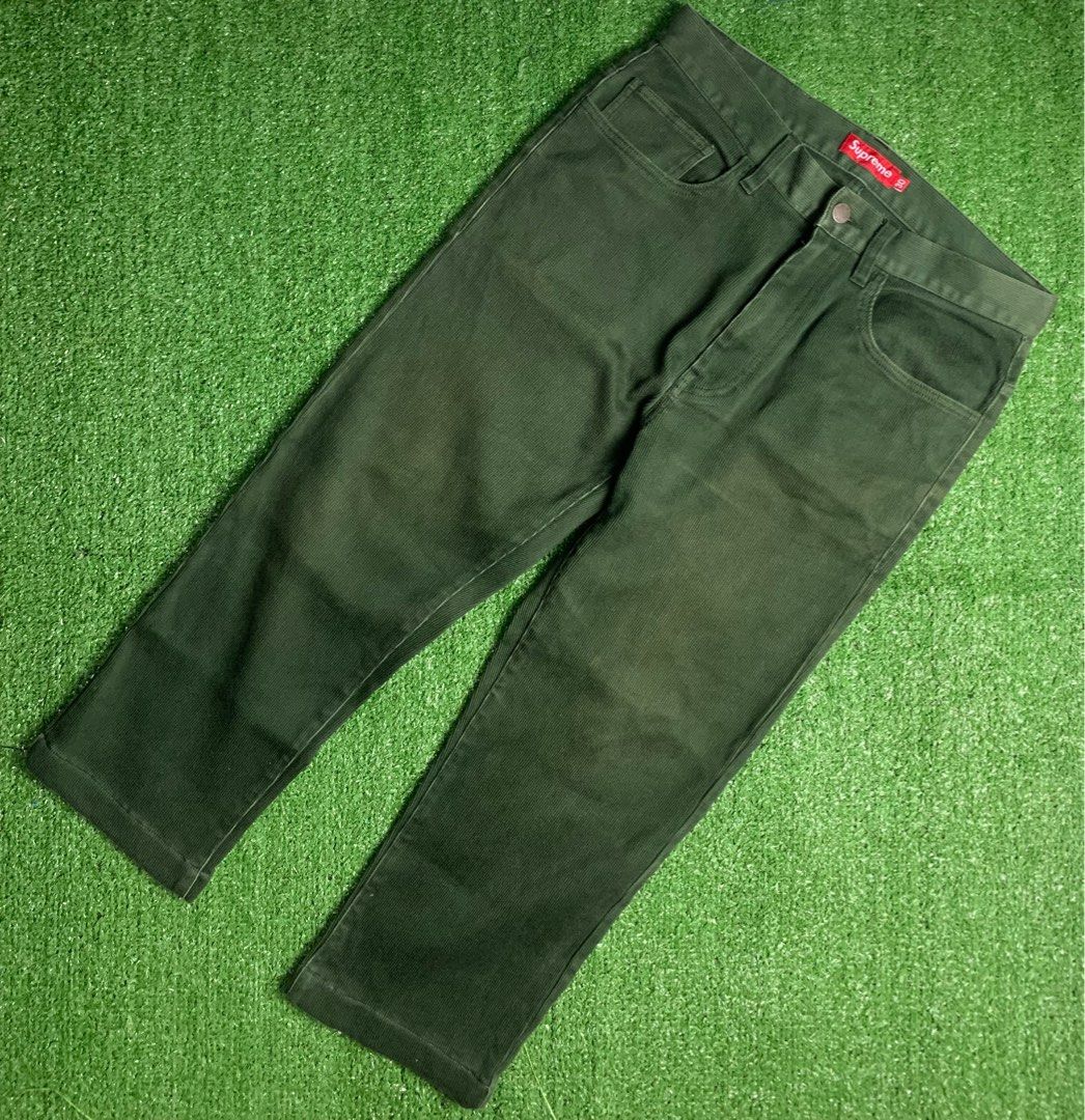 Supreme Corduroy Pants Men s Fashion Bottoms Jeans on Carousell