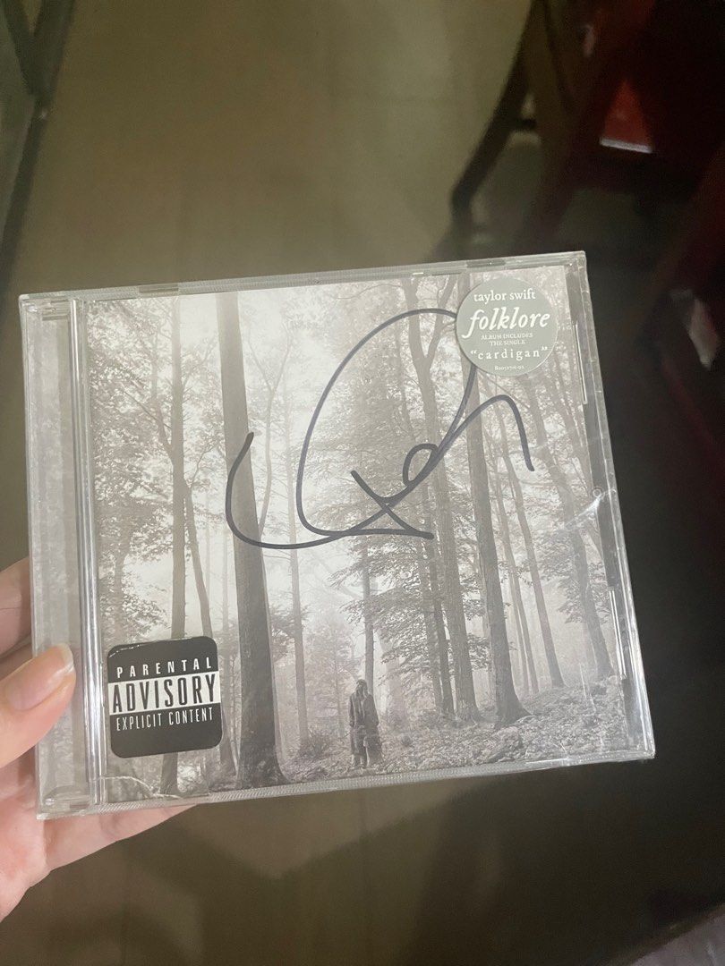 Taylor Swift Signed Folklore CD (Category: CDs & DVDs) located in Manila. Submitted by stefandraboutique (Listing ID 1330259544, Image 1). Description: on hand! .