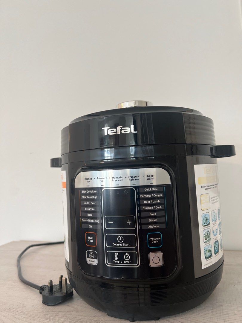 TEFAL CY601 HOME CHEF SMART ELECTRIC PRESSURE AND MULTICOOKER, TV