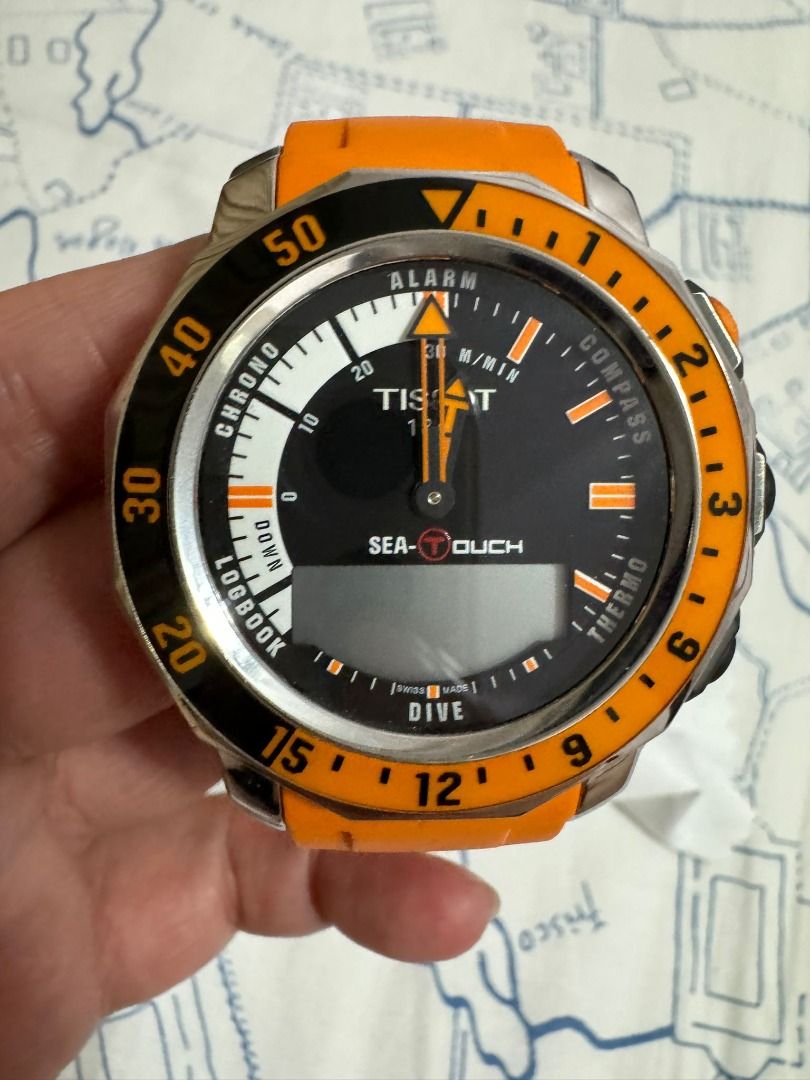 Tissot sea touch battery replacement clearance