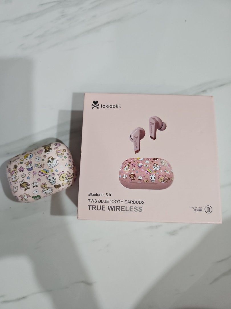 Tokidoki wireless bluetooth earbuds, Audio, Earphones on Carousell
