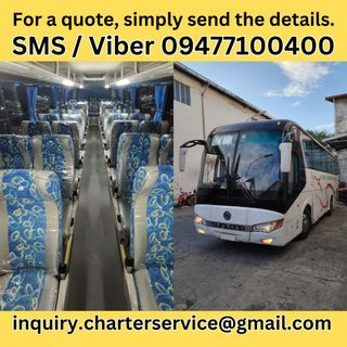 Tourist Bus for Rent Located in Manila | Tourist Bus for Hire | Tourist Bus Rental