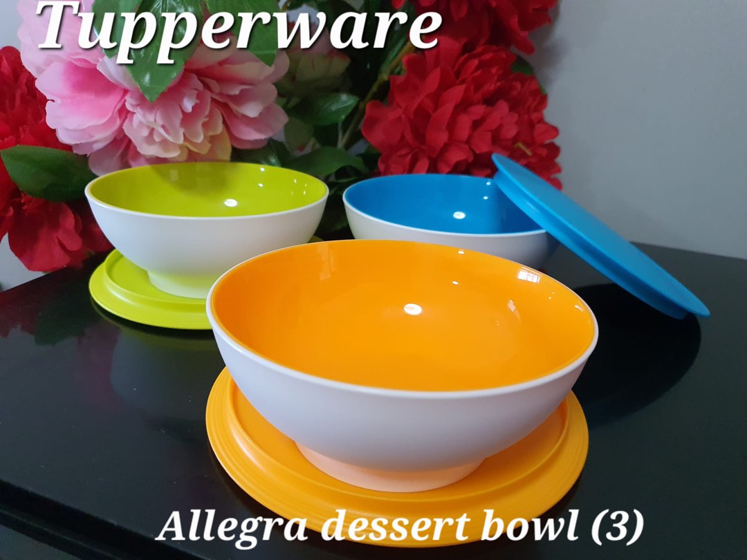 Tupperware Allegra Dessert Bowl Set Everything Else on Carousell