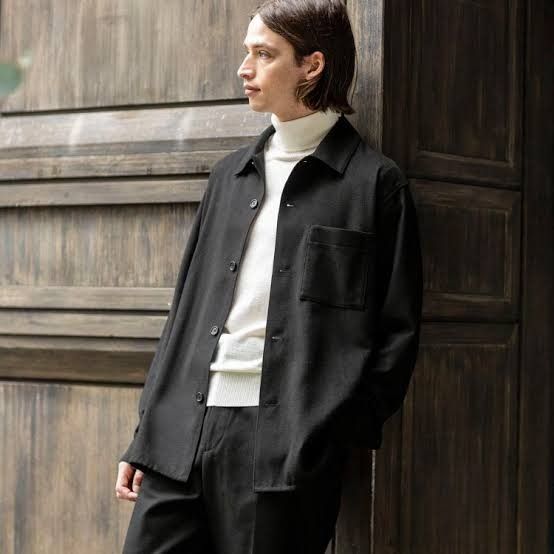 Uniqlo Brushed twill overshirt Men s Fashion Coats Jackets and Outerwear on Carousell