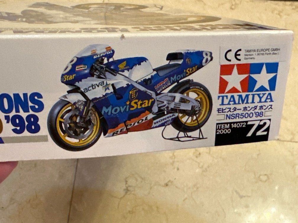 NSR500 98完成品 低く 1/12MoviStarホンダPONS