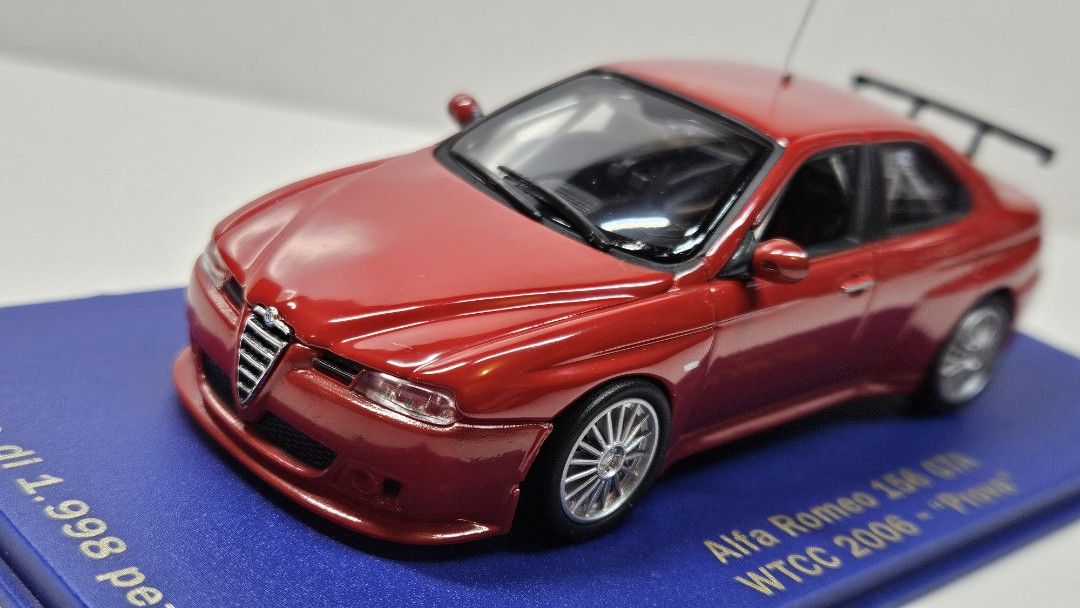 1/43 M4 Alfa Romeo 156 GTA WTCC Prova, 興趣及遊戲, 玩具