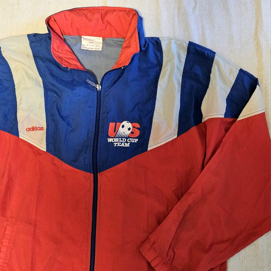 Vintage adidas usa jacket hot sale