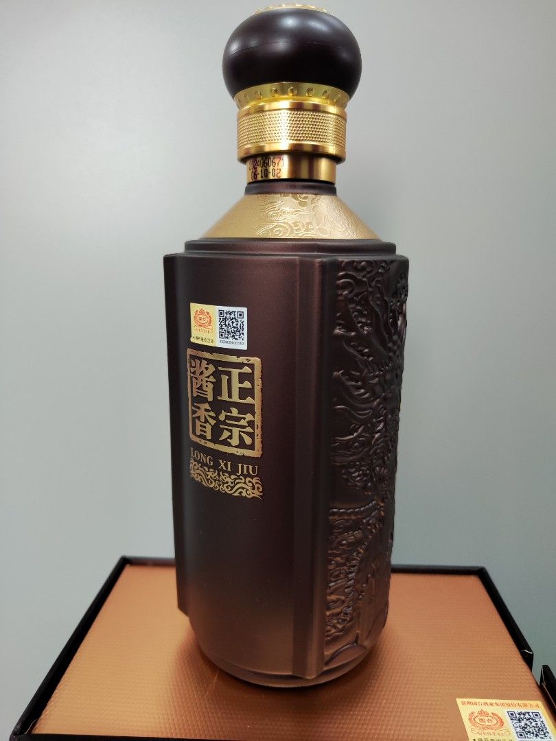 國台国台龍禧酒53%vol 500ml 正宗醬香茅台鎮中國白酒, 嘢食& 嘢飲