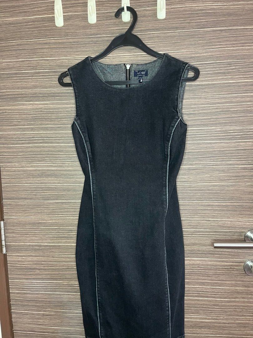 armani jeans black dress Unforgotten