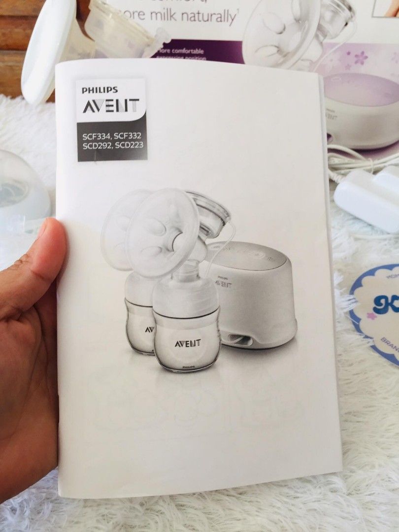 Avent comfort single electric breast pump (Category: Breastfeeding & Bottle Feeding) located in Tuguegarao City. Submitted by kikay.store.ph30 (Listing ID 1330379139, Image 3). Description: Avent comfort single electric pump condition: likenew authentic 💯 inclusion: machine - charger - 25mm flange with silicone cushion - valve - membrane - Avent bottle - flange cover complete inclusion 220-240 volts MOP: GCASH, BDO, MOD: SCO FOR SHIPPING PURPOSE
