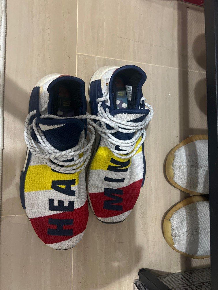 BBC x Pharrell Human race Men s Fashion Footwear Sneakers on Carousell
