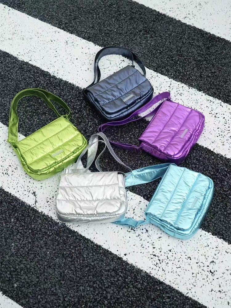 Beyond the Vines Metallic Poofy Bag New, Everything Else on