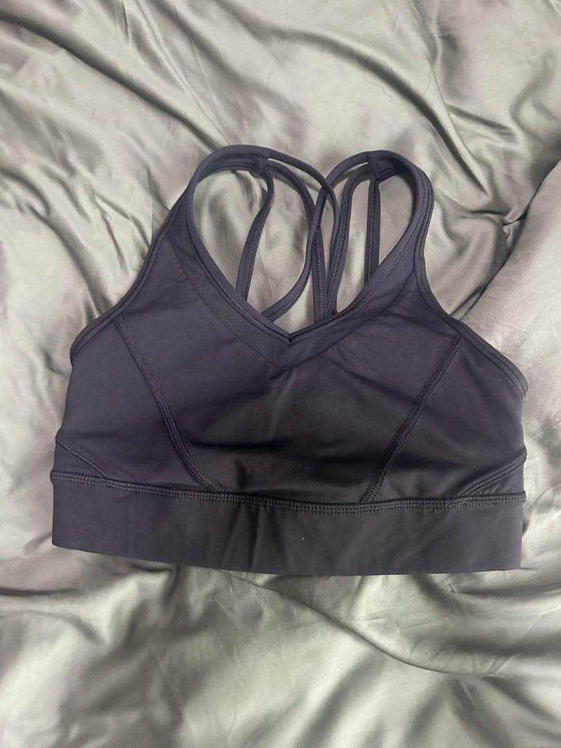 Black Lululemon Sports Bra Size 4 Women s Fashion Activewear on Carousell